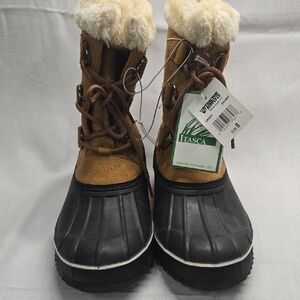2Itasca Women's Brown and Black Snow Boots